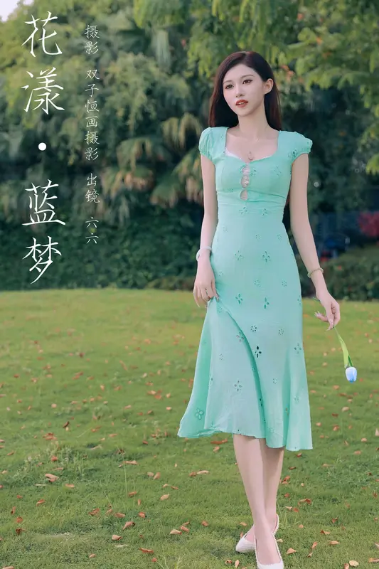 [YITUYU艺图语]2024.09.28 花漾蓝梦 六六 17